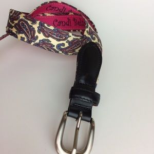 NWT one of a kind Candi Belts tie belt made in USA
